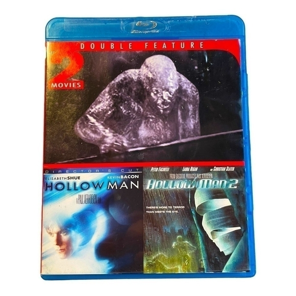 Movie DVD Hollow Man & Hollow Man 2 Double Feature Blu-Ray Movie DVD